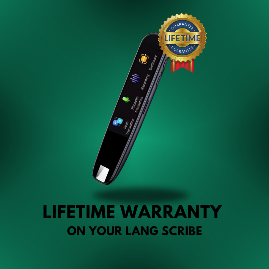 TheLangScribe™ Lifetime Warranty